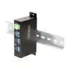 StarTech.com 5G4AINDRM-USB-A-HUB interface-hub USB 3.2 Gen 1 (3.1 Gen 1) Type-B 5000 Mbit/s zwart