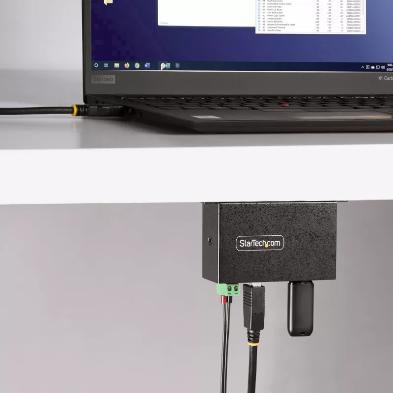 StarTech.com 5G4AINDRM-USB-A-HUB interface-hub USB 3.2 Gen 1 (3.1 Gen 1) Type-B 5000 Mbit/s zwart