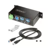 StarTech.com 5G4AINDRM-USB-A-HUB interface-hub USB 3.2 Gen 1 (3.1 Gen 1) Type-B 5000 Mbit/s zwart