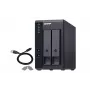 QNAP 2 Bay USB Type-C Direct Attached Storage met hardware RAID | TR-002 | Micro | 6 GB | zwart