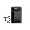 QNAP 2 Bay USB Type-C Direct Attached Storage met hardware RAID | TR-002 | Micro | 6 GB | zwart