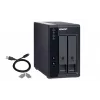 QNAP 2 Bay USB Type-C Direct Attached Storage met hardware RAID | TR-002 | Micro | 6 GB | zwart