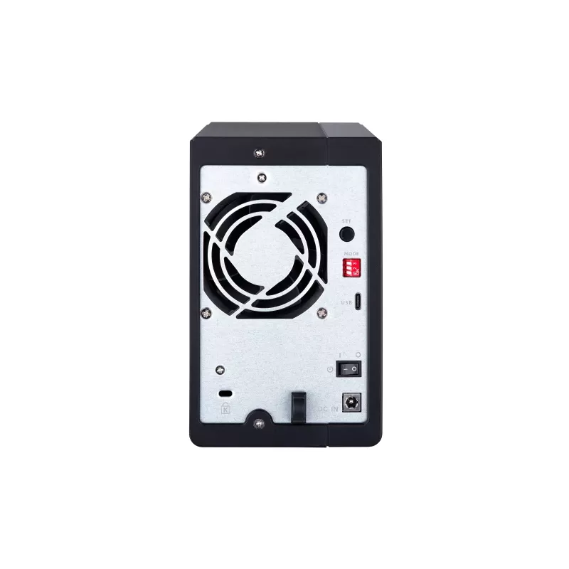 QNAP 2 Bay USB Type-C Direct Attached Storage met hardware RAID | TR-002 | Micro | 6 GB | zwart