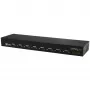 StarTech.com 8-poorts USB-naar-serieel adapter-hub, USB 2.0, serieel, zwart, aluminium, 36 W, 100 - 240 V