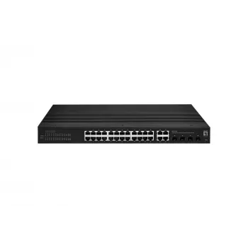 Managed switch LevelOne Hilbert 28-poorts industrial Gigabit Smart Lite