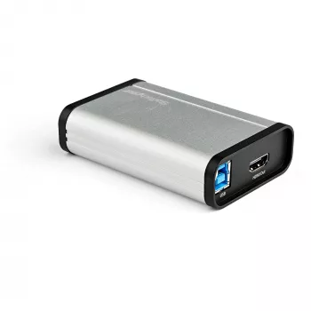 StarTech.com HDMI-naar-USB-C-video-opnameapparaat, 1080p, 60fps – UVC – externe USB 3.0 Type-C-opname/livestreaming – HDMI-audio-/videorecorder-adapter – werkt met USB-C/USB-A/Thunderbolt 3 – TAA