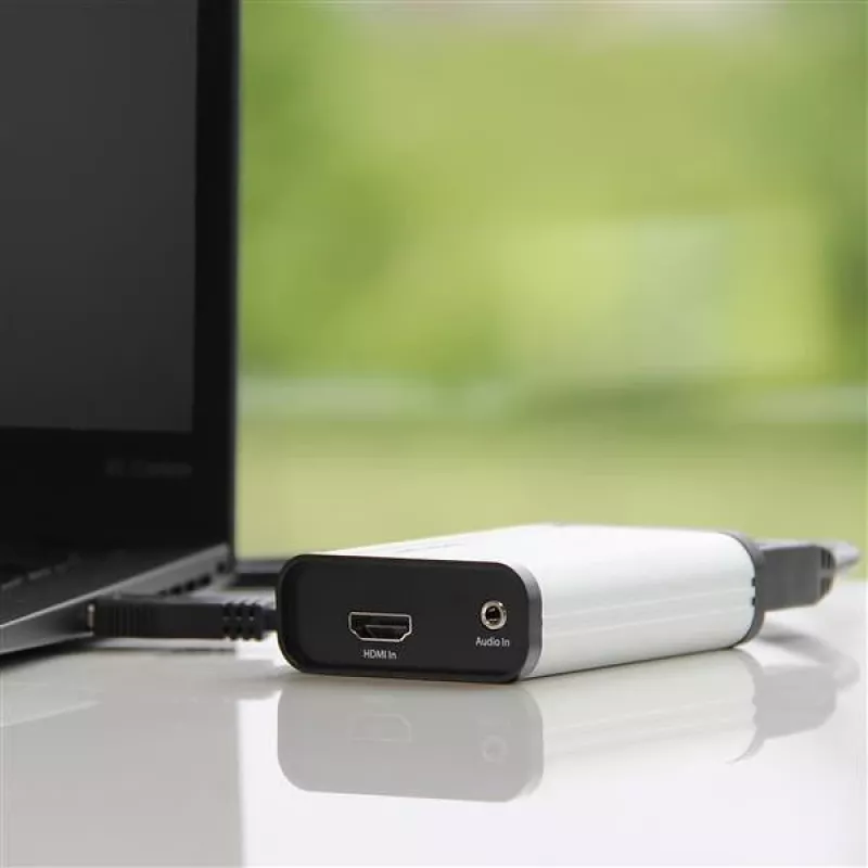 StarTech.com HDMI-naar-USB-C-video-opnameapparaat, 1080p, 60fps – UVC – externe USB 3.0 Type-C-opname/livestreaming – HDMI-audio-/videorecorder-adapter – werkt met USB-C/USB-A/Thunderbolt 3 – TAA