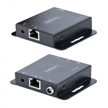 StarTech.com 4K HDMI-extender via CAT6/CAT5 ethernetkabel, 4K 30Hz of 1080p 60Hz video-extender, HDMI via ethernetkabel, HDMI zender- en ontvangerkit, IR-afstandsbediening