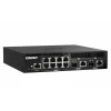 QNAP QSW-M2108R-2C managed L2-switch, 8 x 2,5GbE + 2 x 10GbE SFP+/RJ-45-combopoorten, halve breedte, rackmontage mogelijk