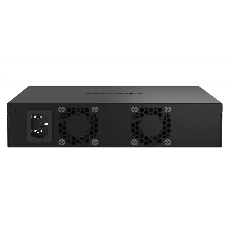 QNAP QSW-M2108R-2C managed L2-switch, 8 x 2,5GbE + 2 x 10GbE SFP+/RJ-45-combopoorten, halve breedte, rackmontage mogelijk