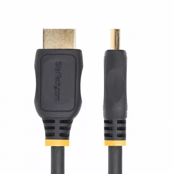StarTech.com 18 inch (0,5 m) HDMI 2.0-verlengkabel, High Speed HDMI port-saver-kabel, 4K 60Hz, HDMI stekker naar bus verlengadapterkabel, HDMI-verlengkabel, M/F