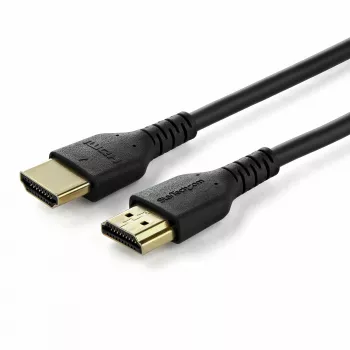 StarTech.com 1,5m slanke HDMI 2.0-kabel, flexibele Premium gecertificeerde HDMI-kabel met ethernet, UHD 4K 60Hz HDR10, robuust aramidevezelontwerp met TPE-mantel