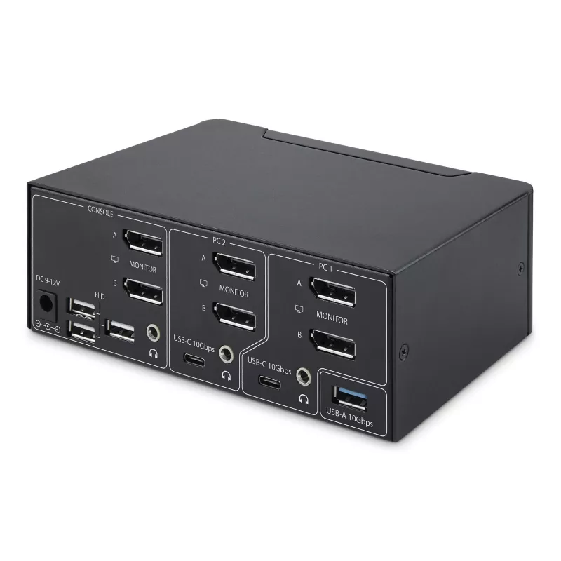 StarTech.com P2CDD143-KVM-SWITCH KVM-switch zwart