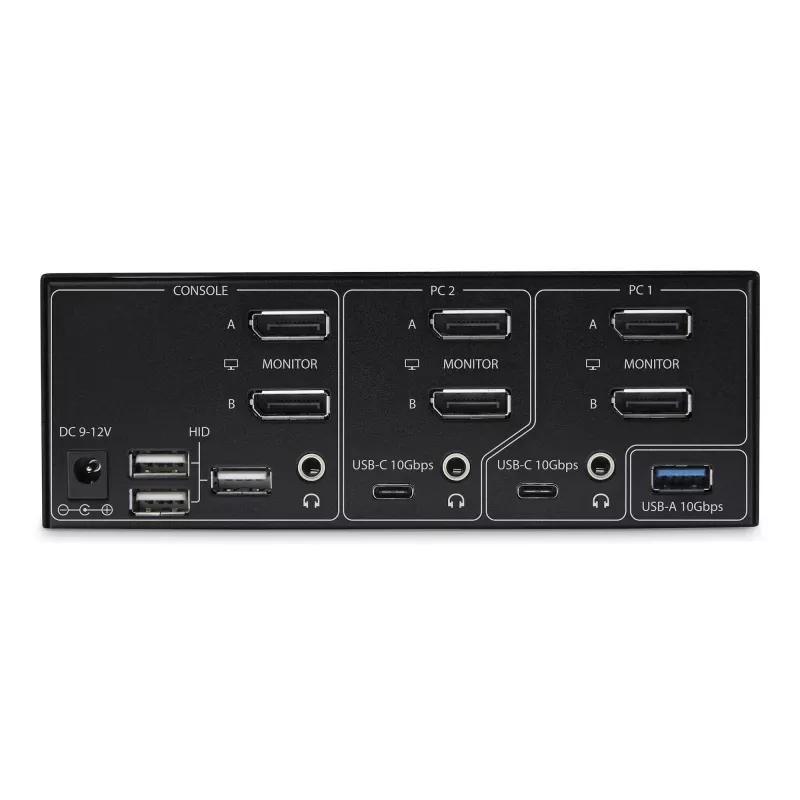 StarTech.com P2CDD143-KVM-SWITCH KVM-switch zwart