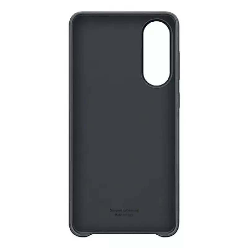 Samsung EF-VS937PBEGWW Kindsuit Case hoesje voor Galaxy S25 Edge, achterkant van PU-leer, zwart