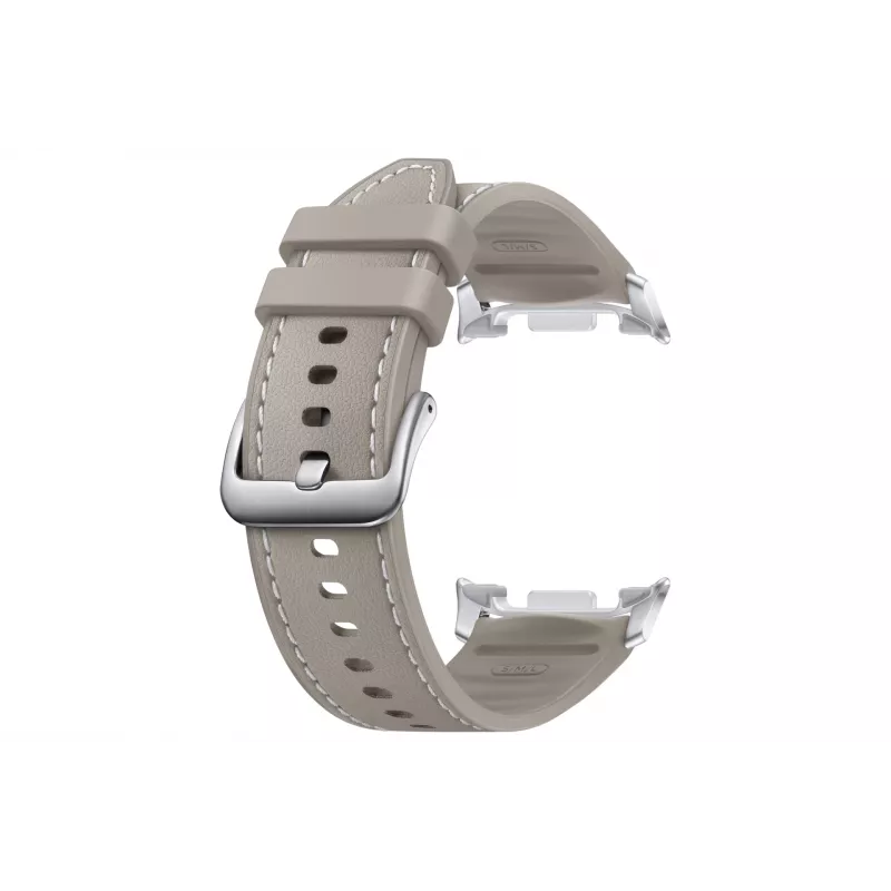 Hybride armband voor Samsung Galaxy Watch8, model ET-SLL50LJEGEU, taupe, S/M/L