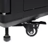 StarTech.com 4-paals 12U serverrack, afsluitbare 19-inch datakast voor computer-/AV-/IT-apparatuur, kantoor-/thuisnetwerkrack met wielen & verstelbare montagerails