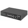 Intellinet 8-poorts Gigabit Ethernet PoE+ switch 120W 2 uplink-poorten