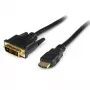 StarTech.com 2m HDMI-naar-DVI-D-kabel – M/M, 2 m, HDMI, DVI-D, stekker, stekker, goud