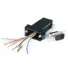 StarTech.com DB9 naar RJ45 modulaire adapter – M/V, DB-9, RJ-45, zwart
