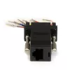 StarTech.com DB9 naar RJ45 modulaire adapter – M/V, DB-9, RJ-45, zwart