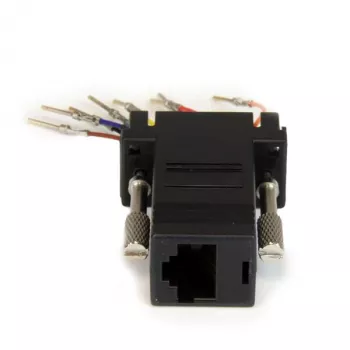 StarTech.com DB9 naar RJ45 modulaire adapter – M/V, DB-9, RJ-45, zwart