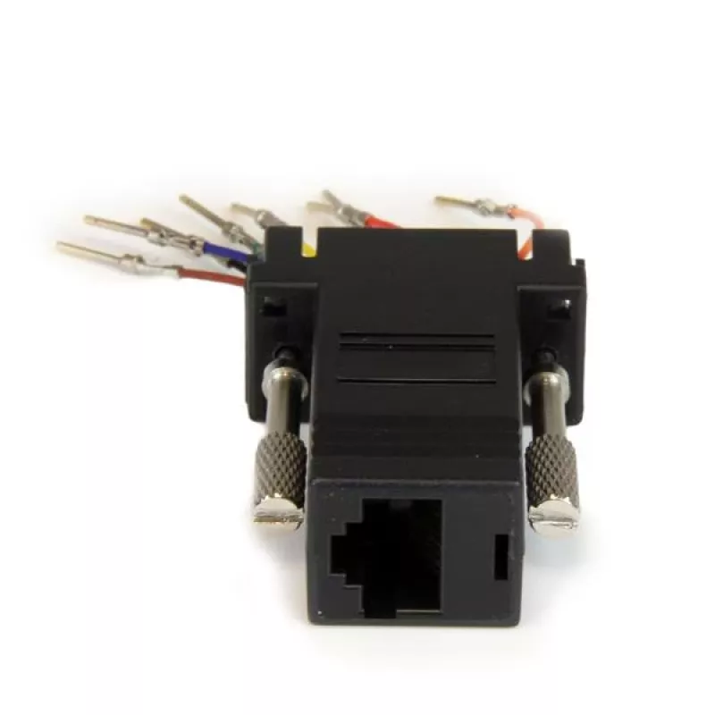 StarTech.com DB9 naar RJ45 modulaire adapter – M/V, DB-9, RJ-45, zwart