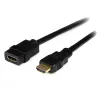 StarTech.com 2 m (6 ft) HDMI-verlengkabel – HDMI-stekker naar HDMI-bus – 4K HDMI-kabelverlenging – 4K 30 Hz UHD HDMI-kabel met Ethernet M/V – High Speed HDMI 1.4 kabel – HDMI-verlengkabel