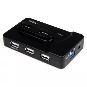 StarTech.com 6-poorts USB 3.0 / USB 2.0 combi-hub met 2A laadpoort – 2x USB 3.0 & 4x USB 2.0