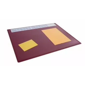 Bureaubladonderlegger Durable 722303 polypropyleen rood 650x500mm