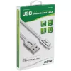 InLine Lightning USB-kabel, voor iPad, iPhone, iPod, zilver/alu 1 m MFi-gecertificeerd