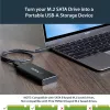 StarTech.com M.2 SSD-behuizing voor M.2 SATA SSD's - USB 3.1 (10 Gbit/s) met USB-C-kabel