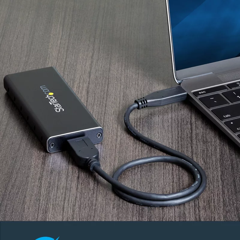 StarTech.com M.2 SSD-behuizing voor M.2 SATA SSD's - USB 3.1 (10 Gbit/s) met USB-C-kabel