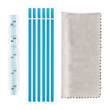 StarTech.com Privacy Screen plakstrips en montagetabs - universele installatiekit voor laptop/computermonitor antireflectie privacyfilters, vervangende strips/houder-tabs