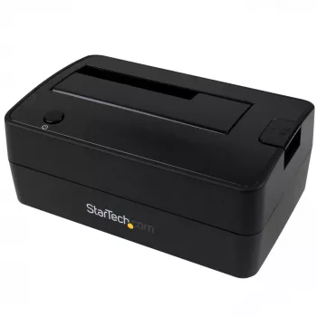 StarTech.com single bay USB 3.1 naar SATA harde schijf-dockingstation, USB 3.1 (10 Gbps) harde schijf-dock, externe 2,5/3,5 inch SATA III HDD/SSD dockingstation, top-loading harde schijf-slot