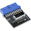 InLine USB 3.0 naar USB 3.1 frontblenden Key-A adapter intern