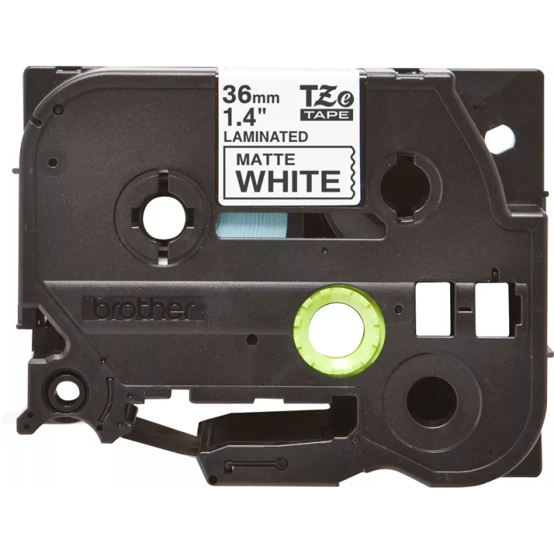 Brother TZE-M261 labelband zwart op wit