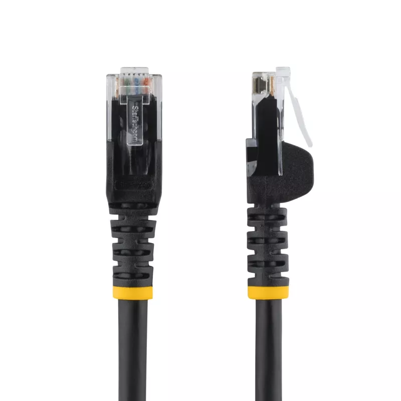 StarTech.com Cat5e Ethernet-patchkabel met RJ45-stekkers zonder vergrendeling – 10 m, zwart
