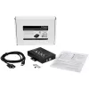 StarTech.com 4-poorts seriële hub USB naar RS232/RS485/RS422 adapter - industriële USB 2.0 naar DB9 seriële converter hub - IP30-gecertificeerd - DIN-rail monteerbare seriële metalen hub - 15kV ESD-beveiliging