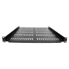 StarTech.com SHELF-1U-20-FIXED-V 1U geventileerde serverrackplank, 19", vrijdragend, frontmontage, 25 kg draagvermogen, 20" (50 cm) diep, zwart