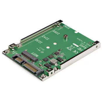 StarTech.com M.2 SATA SSD naar 2,5 inch SATA adapter - M.2 NGFF naar SATA converter - 7mm - open-frame houder - M2 harddiskadapter