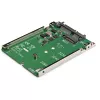 StarTech.com M.2 SATA SSD naar 2,5 inch SATA adapter - M.2 NGFF naar SATA converter - 7mm - open-frame houder - M2 harddiskadapter