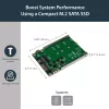 StarTech.com M.2 SATA SSD naar 2,5 inch SATA adapter - M.2 NGFF naar SATA converter - 7mm - open-frame houder - M2 harddiskadapter