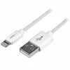 StarTech.com 1 m USB-naar-Lightning-kabel – oplaadkabel voor iPhone/iPad/iPod – Lightning-naar-USB-kabel met snellaadfunctie – Apple MFi-gecertificeerd – wit