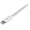 StarTech.com 2 m (6 ft.) USB naar Lightning kabel - lange iPhone / iPad / iPod oplaadkabel - Lightning naar USB kabel - Apple MFi gecertificeerd - wit