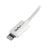 StarTech.com 2 m (6 ft.) USB naar Lightning kabel - lange iPhone / iPad / iPod oplaadkabel - Lightning naar USB kabel - Apple MFi gecertificeerd - wit