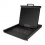 StarTech.com rackmount KVM-console – single-port VGA KVM met 19-inch lcd-monitor voor serverrack – volledig uitgeruste universele 1HE lcd KVM-lade met kabels & hardware – USB-ondersteuning – 50.000 MTBF