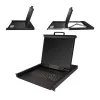 StarTech.com rackmount KVM-console – single-port VGA KVM met 19-inch lcd-monitor voor serverrack – volledig uitgeruste universele 1HE lcd KVM-lade met kabels & hardware – USB-ondersteuning – 50.000 MTBF
