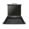 StarTech.com rackmount KVM-console – single-port VGA KVM met 19-inch lcd-monitor voor serverrack – volledig uitgeruste universele 1HE lcd KVM-lade met kabels & hardware – USB-ondersteuning – 50.000 MTBF