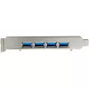 StarTech.com 4-poorts USB PCIe-kaart – 10 Gbit/s USB 3.1/3.2 Gen 2 Type-A PCI Express uitbreidingskaart met 2 controllers – 4x USB-A – USB PCIe extra adapterkaart – Windows/Mac/Linux